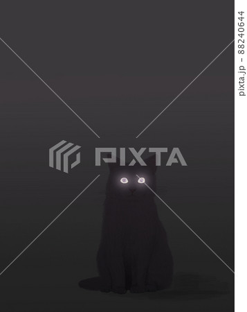 目が光るのイラスト素材