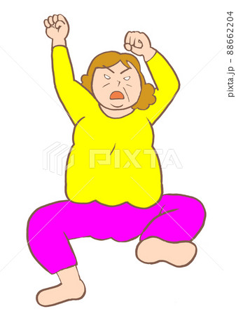 駄々をこねるのイラスト素材