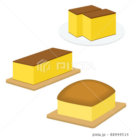 カステラのイラスト素材集 ピクスタ