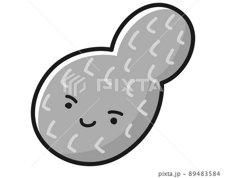 落花生 ピーナッツ キャラクター 殻のイラスト素材