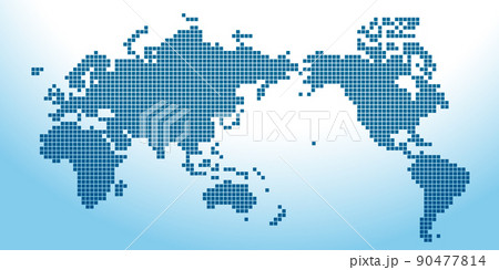 ベクター 世界地図 地図 手書きのイラスト素材