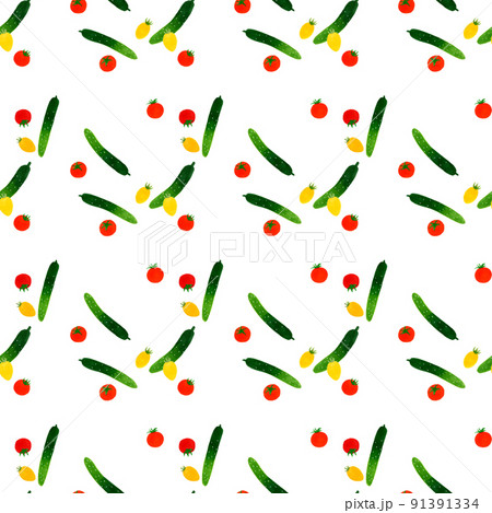 きゅうり かわいい イラスト 野菜のイラスト素材