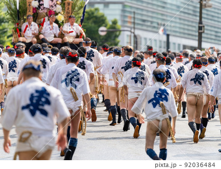 女子小学生ふんどし山笠祭り 