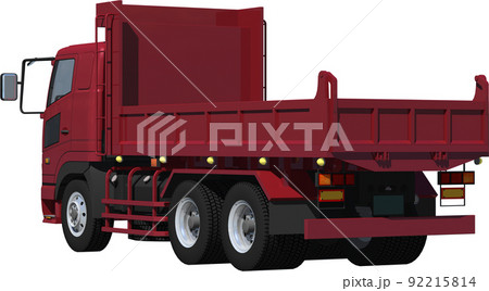 大型トラックのイラスト素材