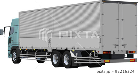 大型トラックのイラスト素材