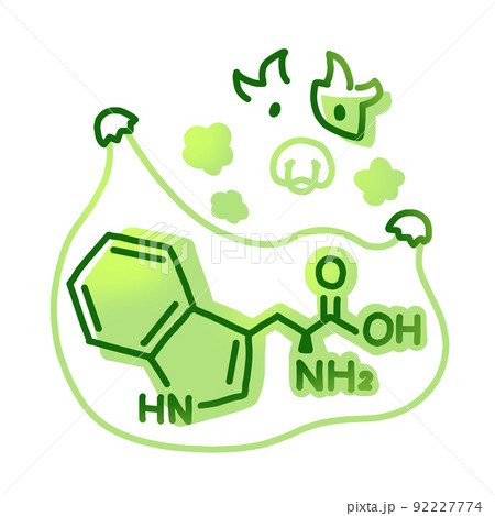 必須アミノ酸のイラスト素材