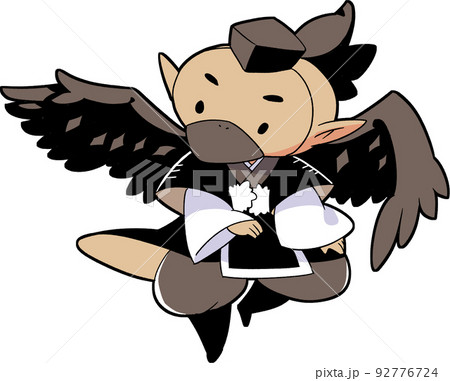 烏天狗のイラスト素材