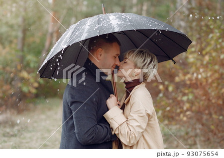 Young couple in underwear in bed watching - Stock Photo [73357512] -  PIXTA