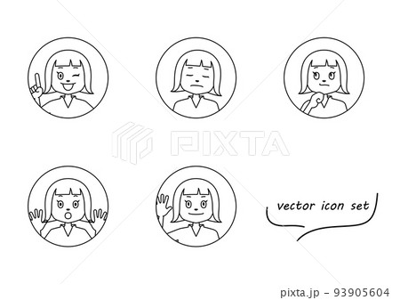 モノクローム イラストのイラスト素材