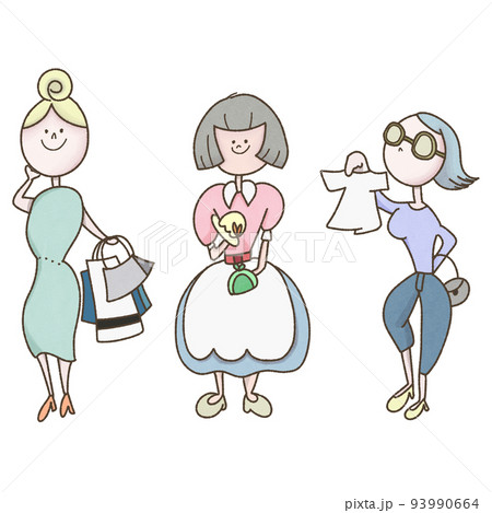 外国人 イラスト かわいいの写真素材