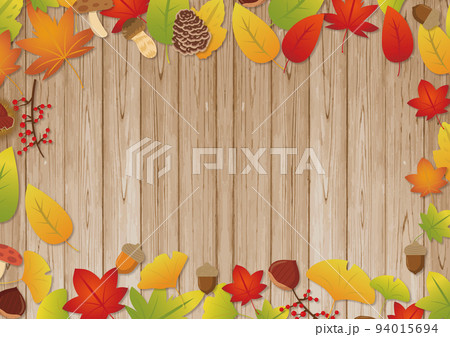 秋 Autumn 背景のイラスト素材