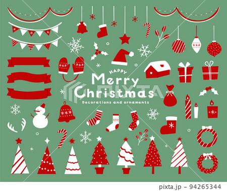 クリスマスブーツのイラスト素材 クリスマスブーツのイラスト素材