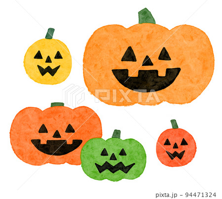 ジャックオランタンのイラスト素材