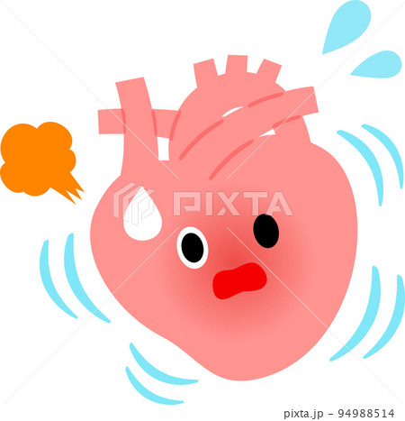 心臓 イラスト かわいいのイラスト素材