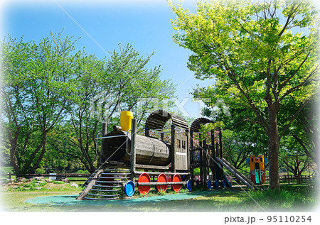 公園の遊具のイラスト素材
