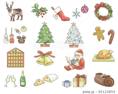 クリスマスブーツのイラスト素材 クリスマスブーツのイラスト素材