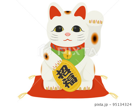 福猫のイラスト素材 - PIXTA