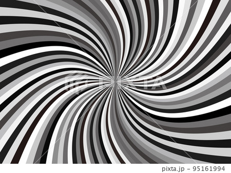 モノクロ スパイラル 背景 螺旋のイラスト素材 - PIXTA