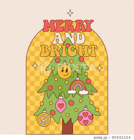 クリスマス クリスマスツリー アイコン 絵文字のイラスト素材