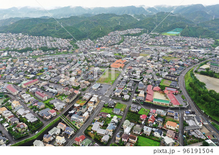 宮崎県 宮崎市 空撮 上空の写真素材 - PIXTA