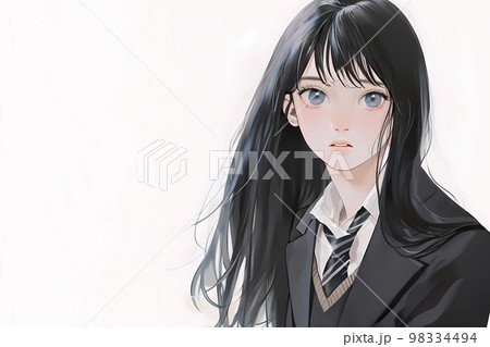 女性 美しい 美少女 ロングヘアの写真素材 - PIXTA