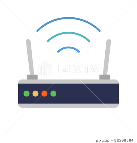 無線ルーターのイラスト素材 - PIXTA, 画像サイズ:450x469