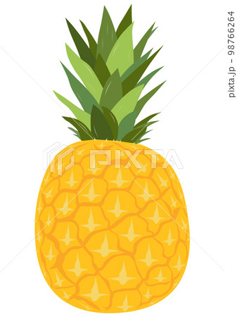 3d Realistic Isolated Vector Set Of Pineapple With Juice Splash Whole  Pineapple With Leaves And Splash With Drops Falling Pineapple Slices In  Pineapple Juice And Pieces With A Half Stock Illustration 