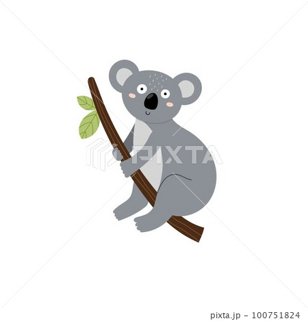 Cute koala cartoon character - Stock Illustration [106230492] - PIXTA