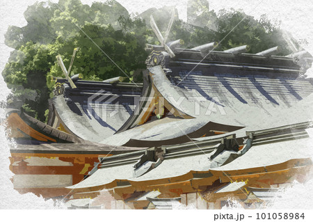 世界遺産熊野古道のイラスト素材 - PIXTA