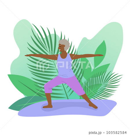 Vector Set of Men and Women Practicing Yoga. Stock Vector - Illustration of  healthy, care: 80565939