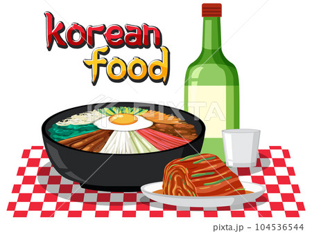 6 500+ Cuisine Coréenne Stock Illustrations, graphiques vectoriels