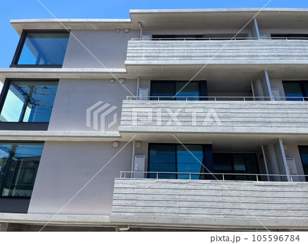 おしゃれな新築マンションの外観イメージ