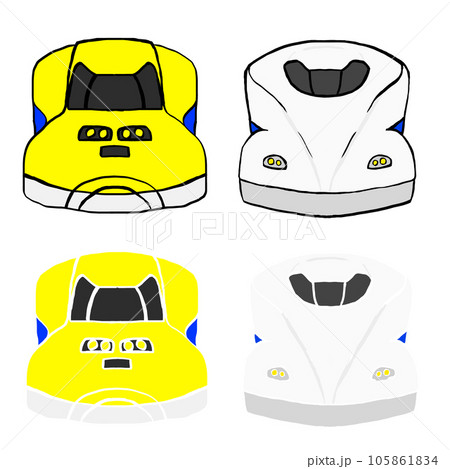 ドクターイエローの顔のイラスト素材 - PIXTA