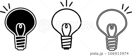 電球購入の方おまけ 節電 OFF ON 電球のイラスト素材 - PIXTA