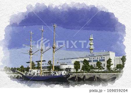 風景画 みなとみらい 横浜 イラストのイラスト素材 - PIXTA 風景画 みなとみらい 横浜 イラストのイラスト素材 - PIXTA