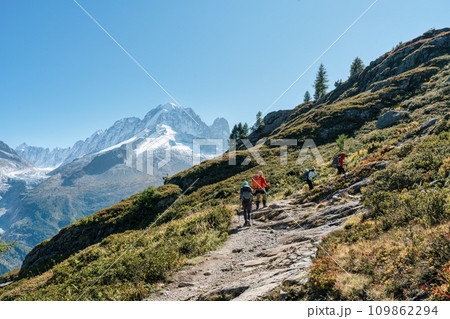 モンブラン山の写真素材 - PIXTA