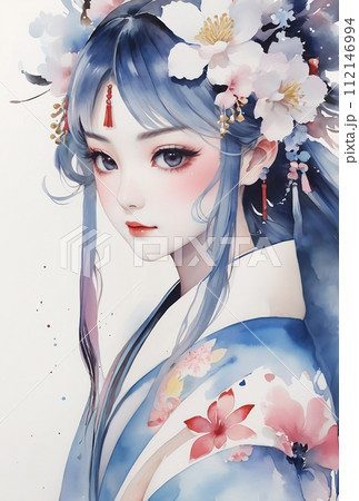 手描きイラスト　瀬織津姫 瀬織津姫💞 #aiイラスト #aiillustration #aiartwork