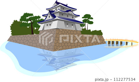 水城イラストオーダー 三大水城のイラスト素材 - PIXTA