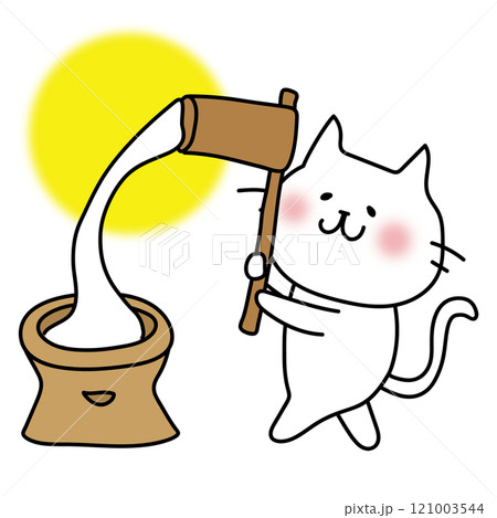 猫 動物 月見 お月見のイラスト素材 - PIXTA