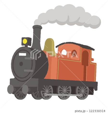 SL 蒸気機関車 鉄道 乗り物のイラスト素材 - PIXTA