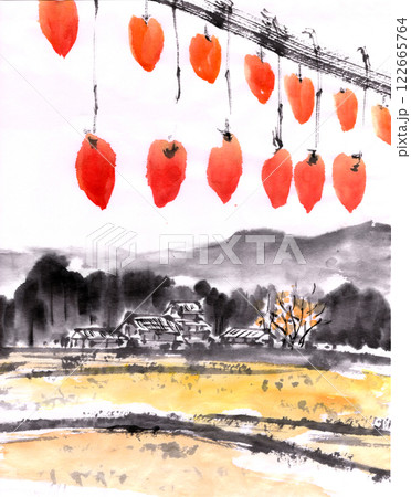 干し柿のイラスト素材 - PIXTA