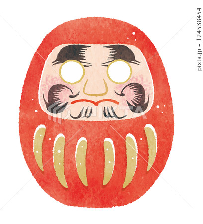 ダルマ イラスト 伝統工芸 縁起物のイラスト素材 - PIXTA