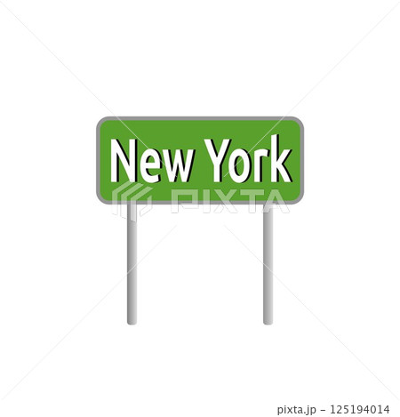標識 ニューヨーク new york 道路標識の写真素材 - PIXTA