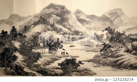 水墨画 山のイラスト素材 - PIXTA 水墨画 山のイラスト素材 - PIXTA