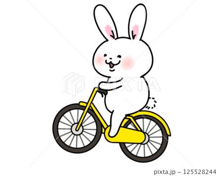 うさぎ 兎 自転車 サイクリングの写真素材 - PIXTA