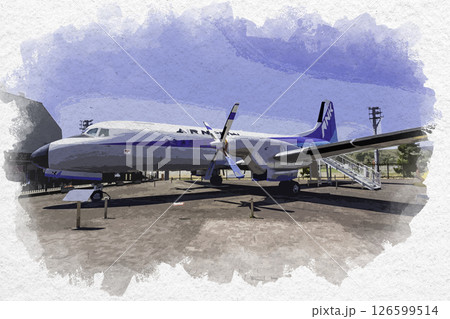 YS-11 プロペラ機の写真素材 - PIXTA