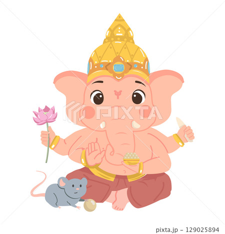 一点物アート】Ganesha-ガネーシャ-【引き寄せ・イラスト】 一点物