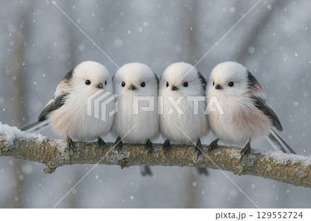 シャドーボックス　小鳥　冬　雪 シャドーボックス 小鳥 冬 雪 シャドーボックス 小鳥 冬 雪