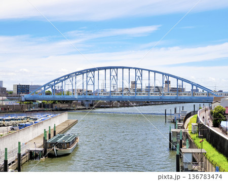 風景 川 江戸川区 旧江戸川の写真素材 - PIXTA