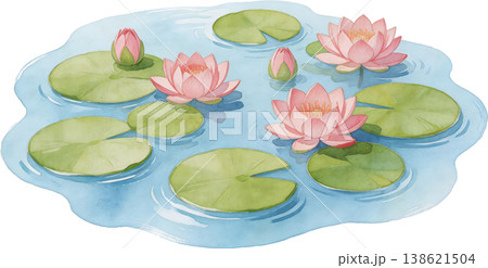 水辺 花のイラスト素材 - PIXTA